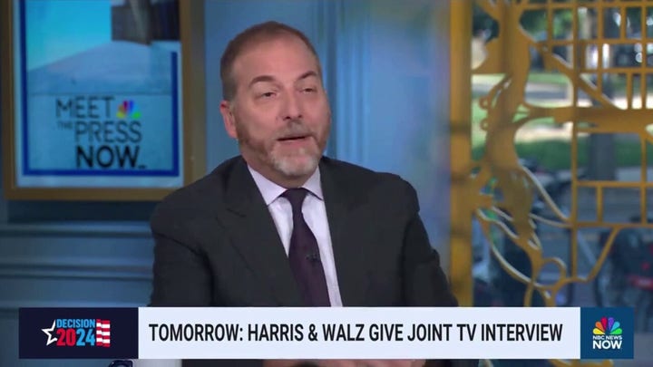 NBC's Chuck Todd calls Kamala Harris avoiding interviews a 'mistake'