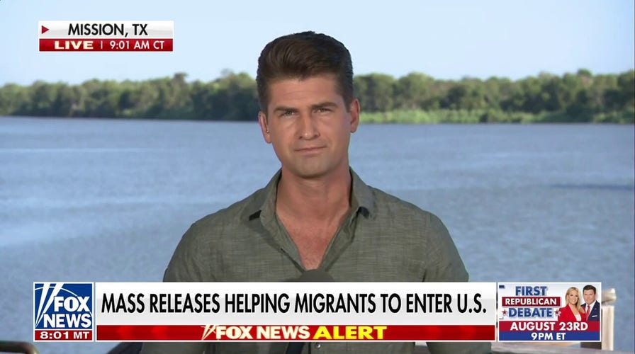 Fox News footage shows 'non-stop' illegal border crossings