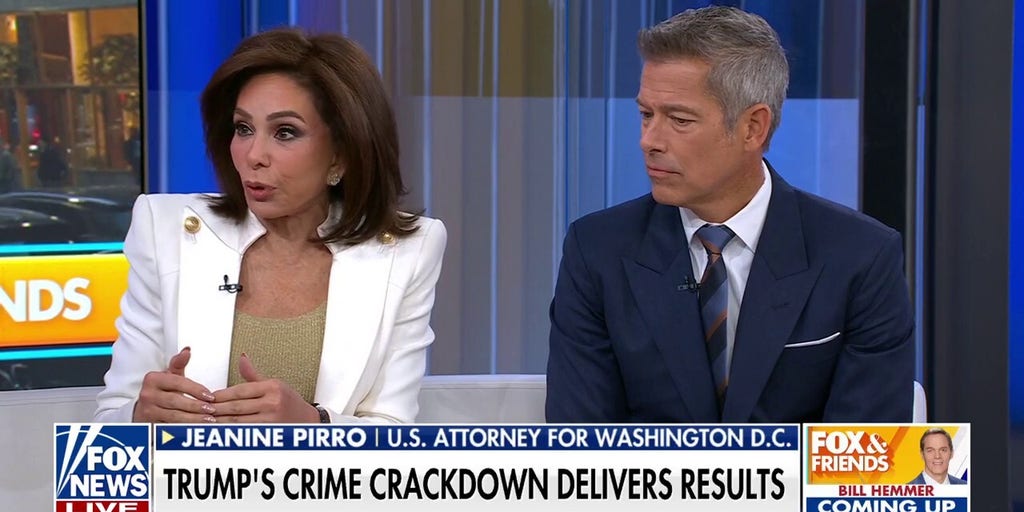 Jeanine Pirro touts results of Trump's crime crackdown in DC: 'It's working'
