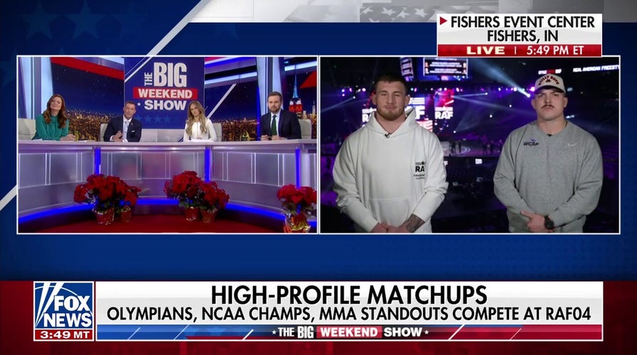 Olympians, NCAA champs and MMA standouts vie  astatine  'Real American Freestyle'