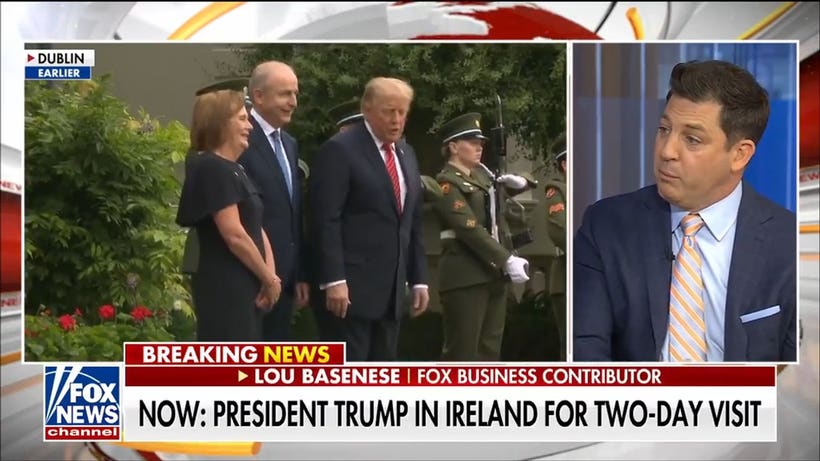 Trump arrives in Ireland for two-day visit to discuss trade, foreign policy
