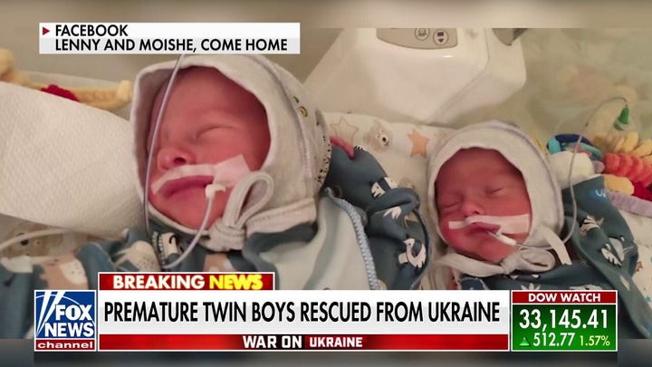 Premature twin boys rescued from Ukraine: 'They are doing great'