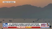 US disables rogue ship attempting to breach blockade
