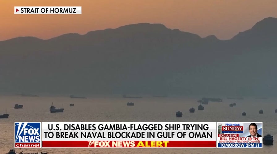 US disables rogue ship attempting to breach blockade