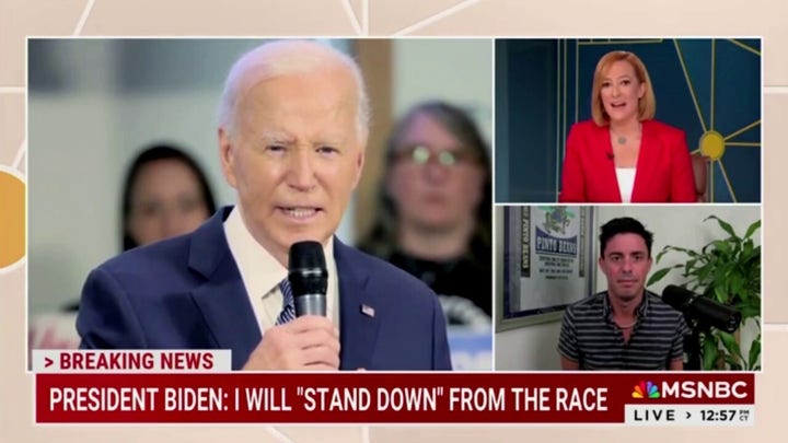 MSNBC host and former Biden press secretary reacts live to president's decision to drop out MSNBC