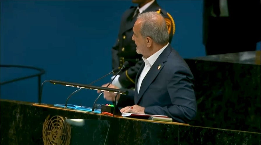 Iran’s president slams US and Israel over airstrikes, accuses them of killing civilians in Gaza