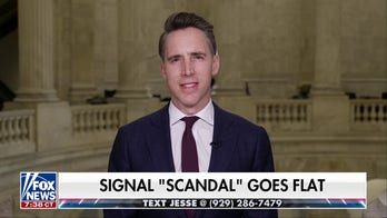 ‘Libs’ are 'fussing' over who was on a text chain, says Sen. Josh Hawley