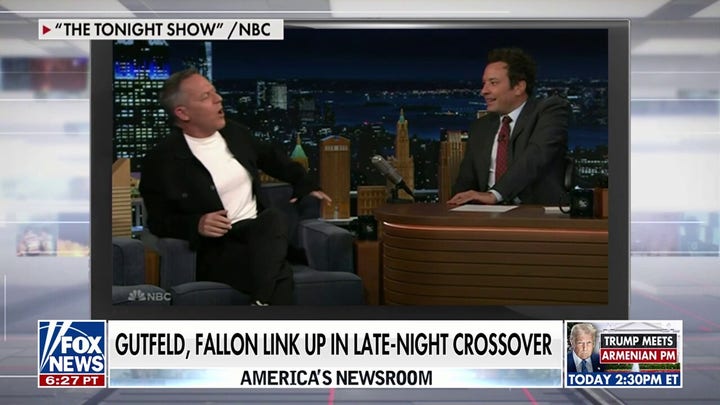 Gutfeld reminds Fallon they’ve met before during late-night appearance