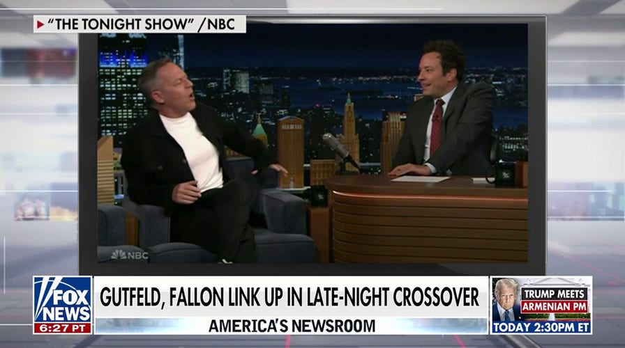 Gutfeld reminds Fallon they’ve met before during late-night appearance