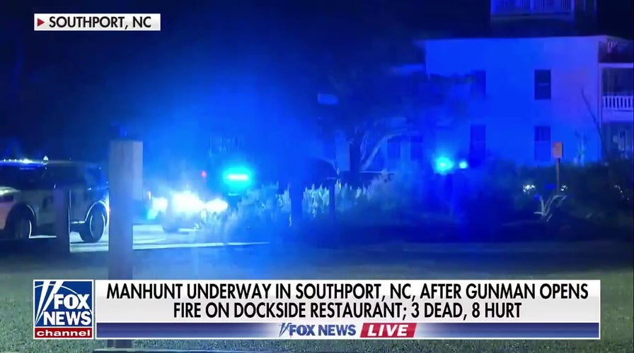 Manhunt underway in NC after gunman opens fire on dockside restaurant, killing at least 3 