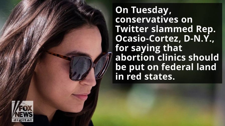 Conservatives roast AOC demanding abortion clinics on federal lands in red states: ‘Sounds like a toddler’