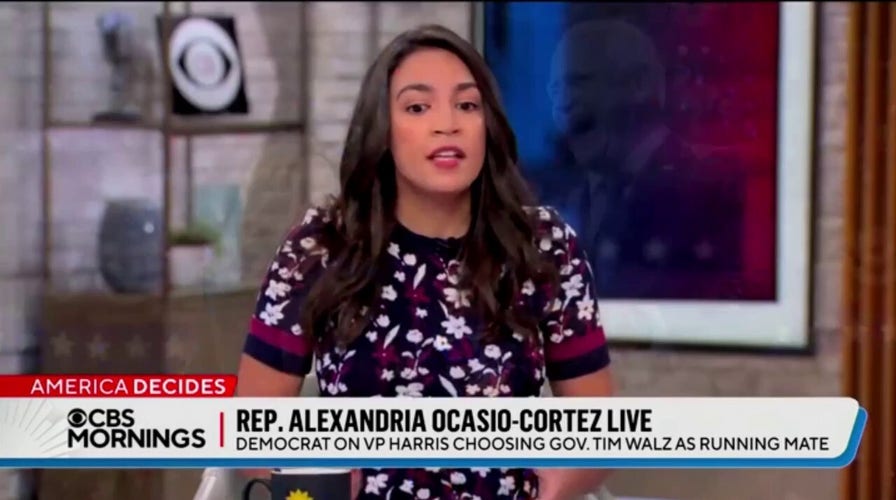 Rep. Ocasio-Cortez praises Gov. Walz as a 'uniter' during CBS interview 