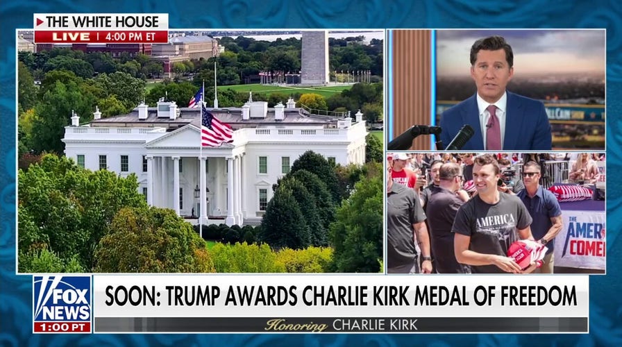 Charlie Kirk's legacy honored as posthumous Medal of Freedom to be awarded 