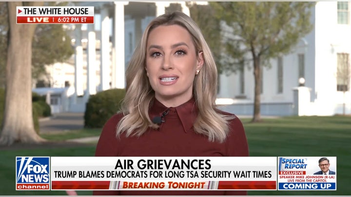 Trump blames Democrats for long TSA wait times amid DHS shutdown