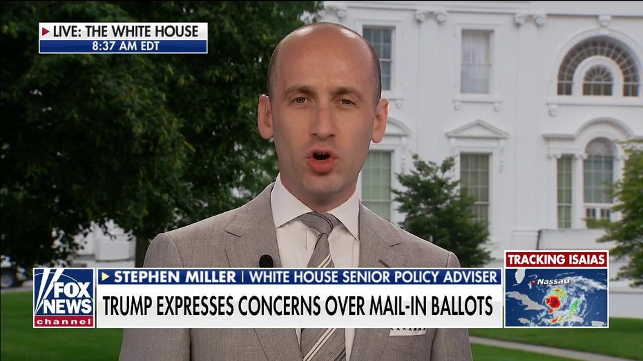 Trump Adviser Miller Warns Of Catastrophic Idea Of Mail In Voting Nobody Has Their Identity Confirmed Fox News