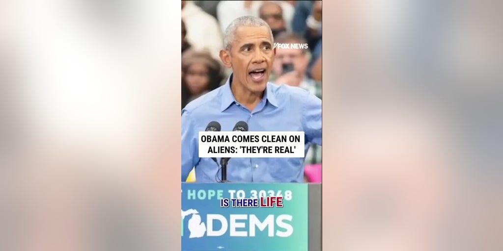 Obama comes clean on aliens: 'They're REAL'