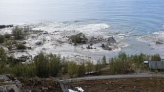 Raw video: Massive landslide in Norway - Fox News