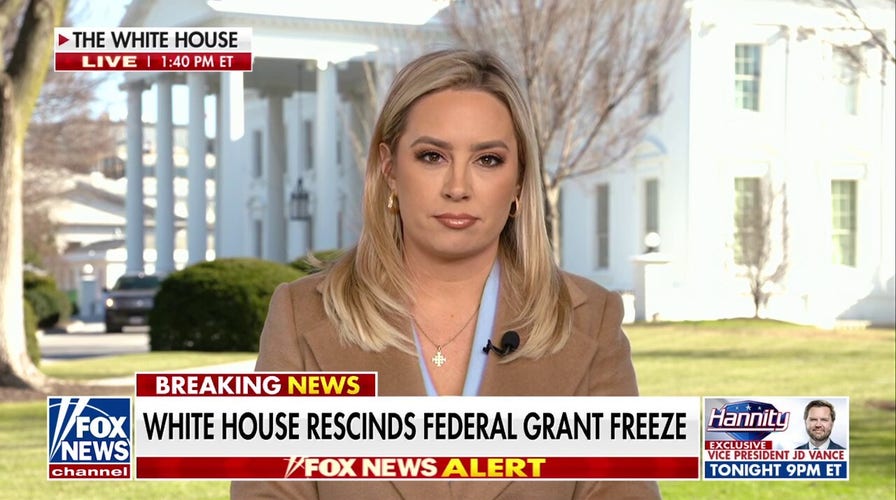 White House rescinds order freezing federal grants