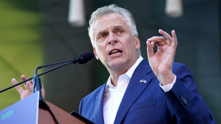 President Biden campaigns with Terry McAuliffe