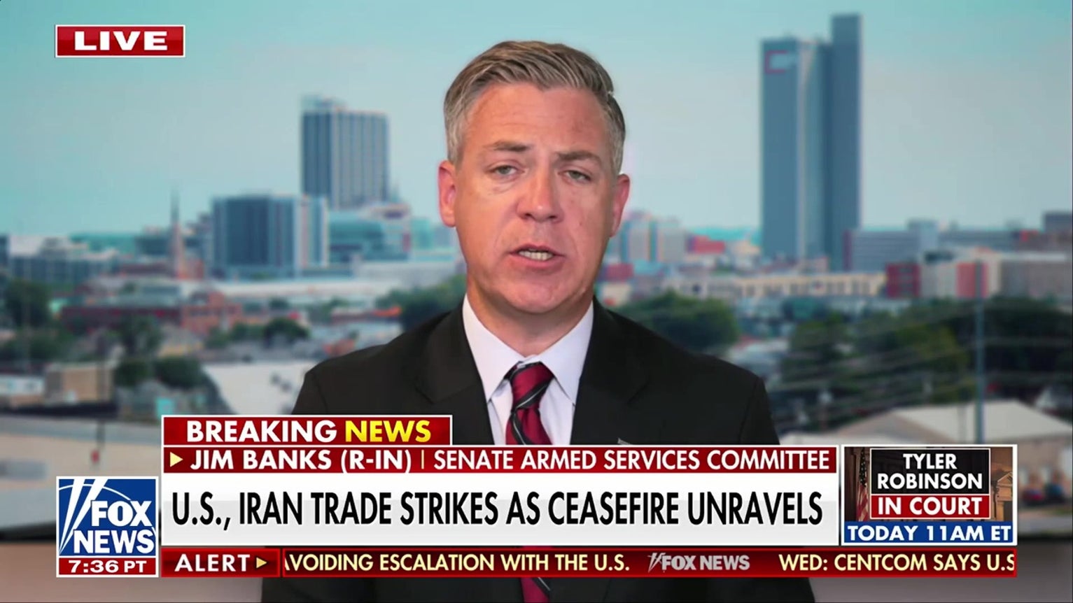 Sen Jim Banks on US response to Iran, importance of Strait of Hormuz