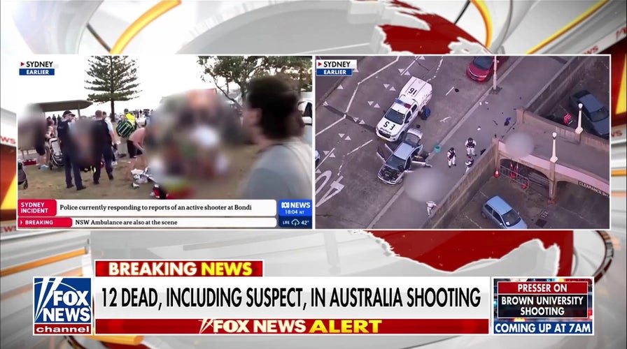 At least 12 dead in Australia, including suspected shooter, after Hanukkah event shooting