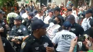 Anti-Israel agitators disrupt NYC Pride parade - Fox News