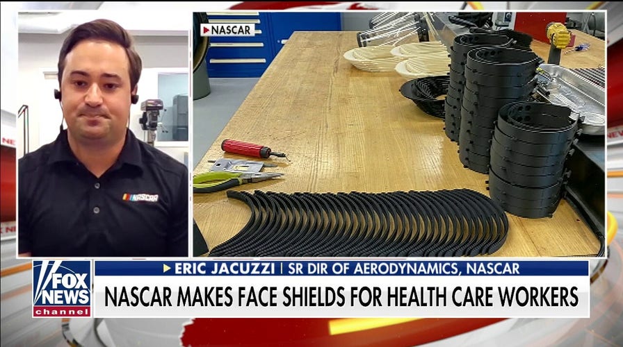 NASCAR is making face shields for health care workers