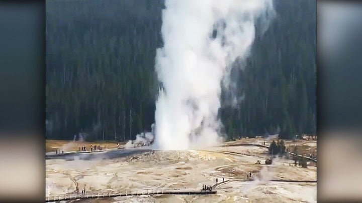 Yellowstone National Park geyser erupts after 6 years of dormancy