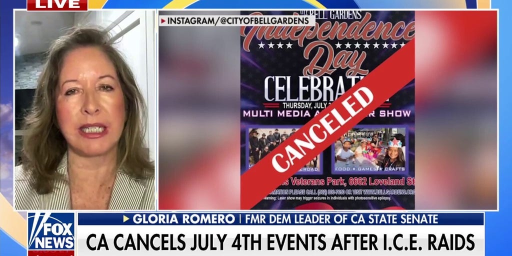 Californians slammed for canceling July 4 events over ICE raids: 'They're canceling patriotism'