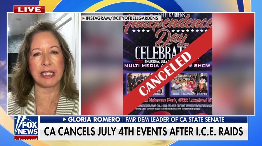 Californians slammed for canceling July 4 events over ICE raids: 'They're canceling patriotism'
