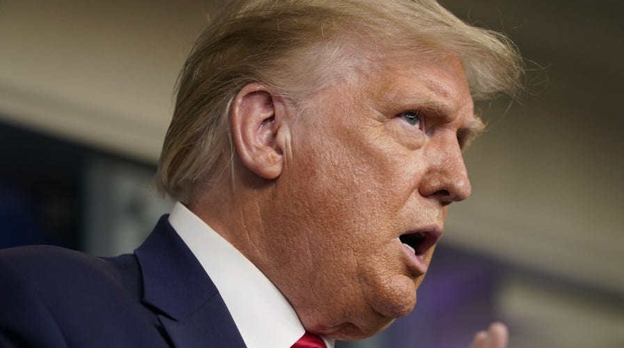 President Trump on supporting law enforcement, Joe Biden's left-wing manifesto and bizarre gaffes