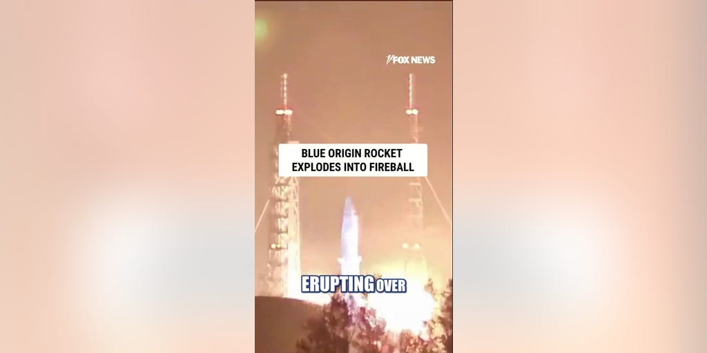 Blue Origin rocket explodes into MASSIVE fireball