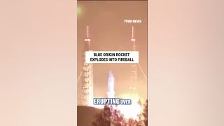 Un cohete de Blue Origin estalla y se convierte en una enorme bola de fuego