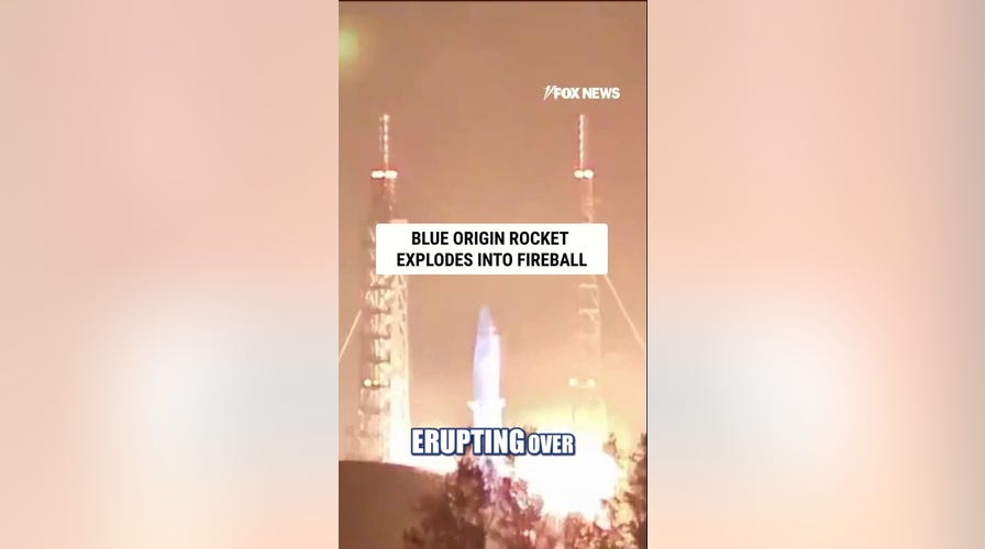 Blue Origin rocket explodes into MASSIVE fireball