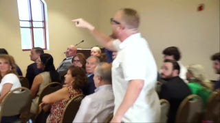 Heckler directs profane outburst at Gov Ron DeSantis during Hulk Hogan tribute