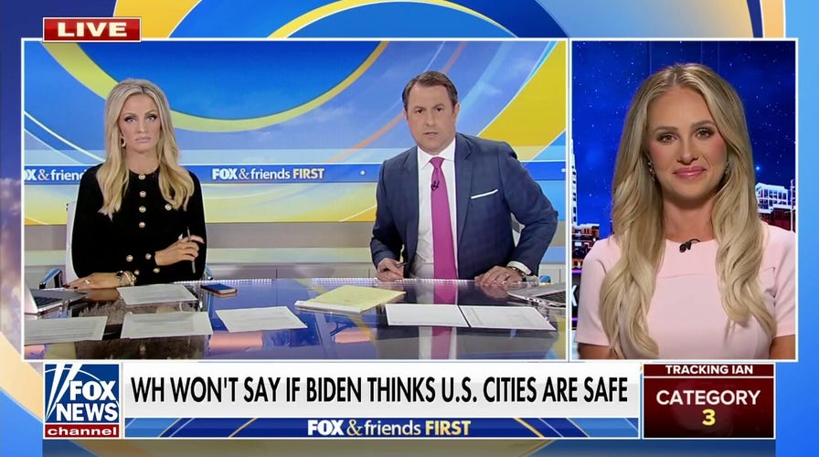 White House refuses to say if Biden thinks US cities are safe