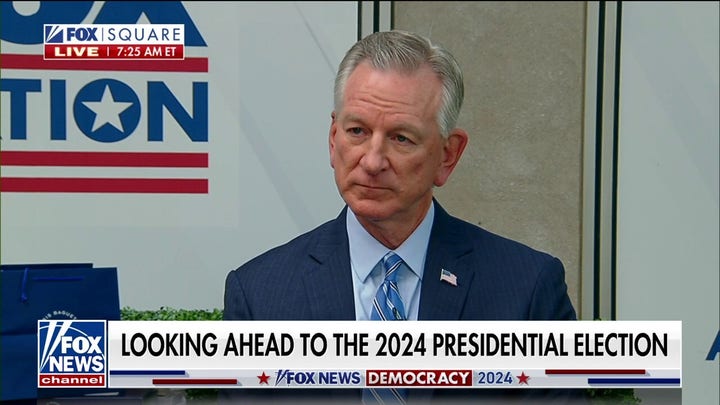 Sen. Tuberville on the upcoming 2024 election, his support for President Trump