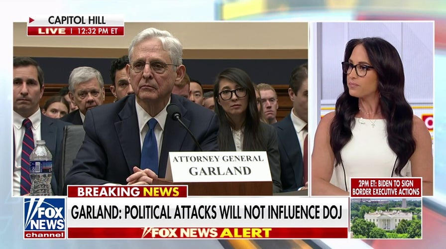 AG Garland testifies that political attacks will not influence Justice Department