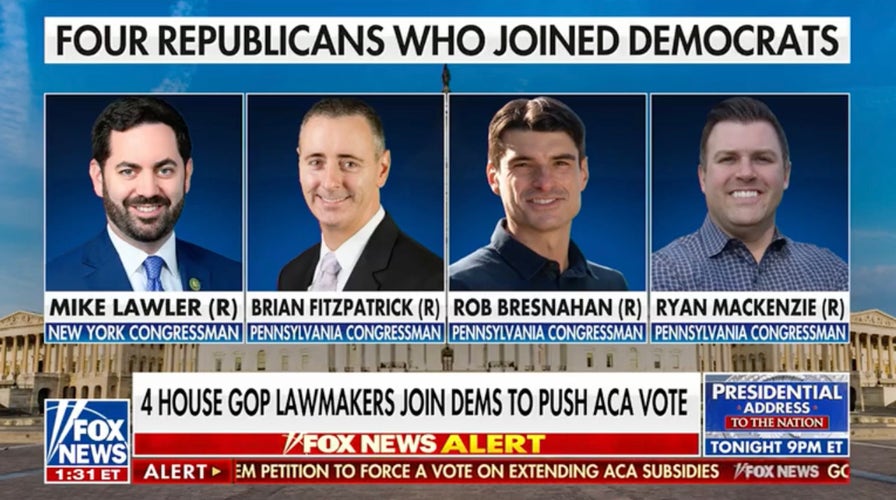 Four House GOP lawmakers join Dems to push ACA vote