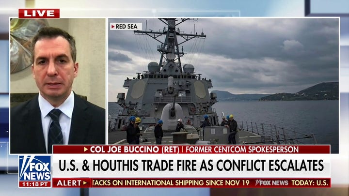 Iran is feeding these munitions to the Houthis in Yemen: Col. Joe Buccino