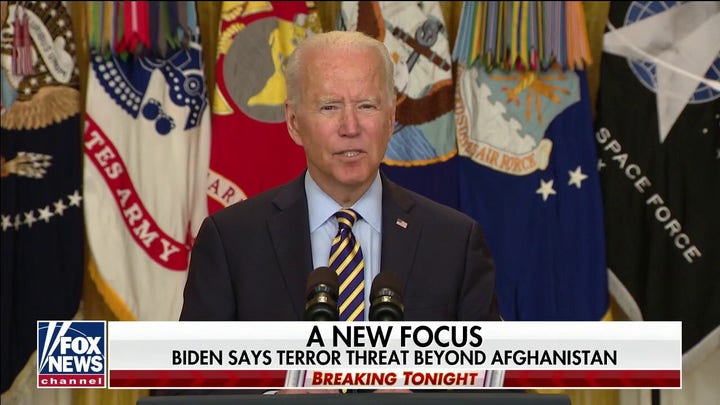 Biden defends decision to withdraw troops from Afghanistan