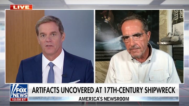 Explorer shares artifacts from 17th century Spanish shipwreck on 'America's Newsroom'