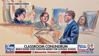 Supreme Court hears arguments over publicly funded Catholic charter school