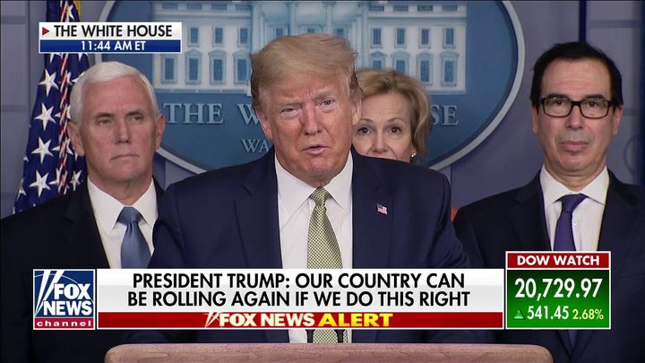 Trump: We are taking 'aggressive action' as one nation, one family