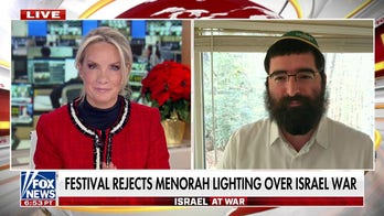 Rabbi speaks out after Virginia festival denies menorah ceremony over war in Israel: 'Un-American'