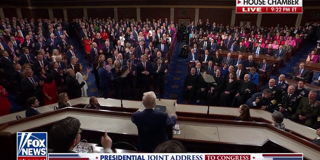Dems interrupt Trump and are drowned out by 'USA' chants