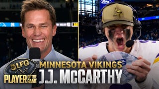 Tom Brady's LFG Player of the Game: Vikings QB J.J. McCarthy  Week 9 DIGITAL EXCLUSIVE