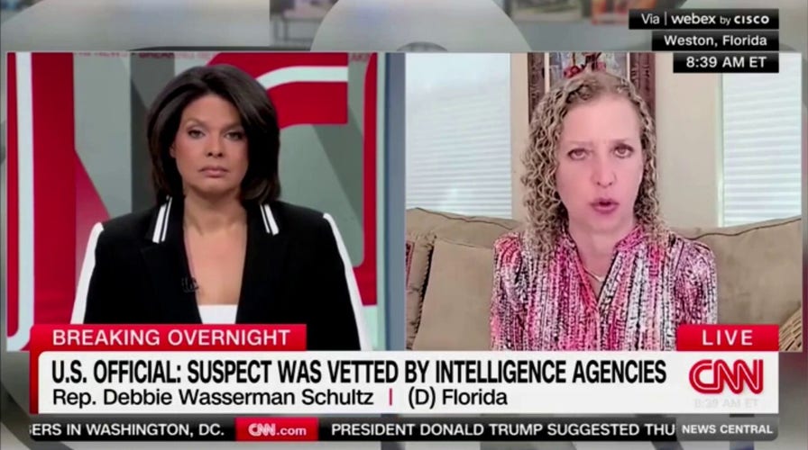 Rep Wasserman Schultz says Trump fails to blame himself for National Guard shooting