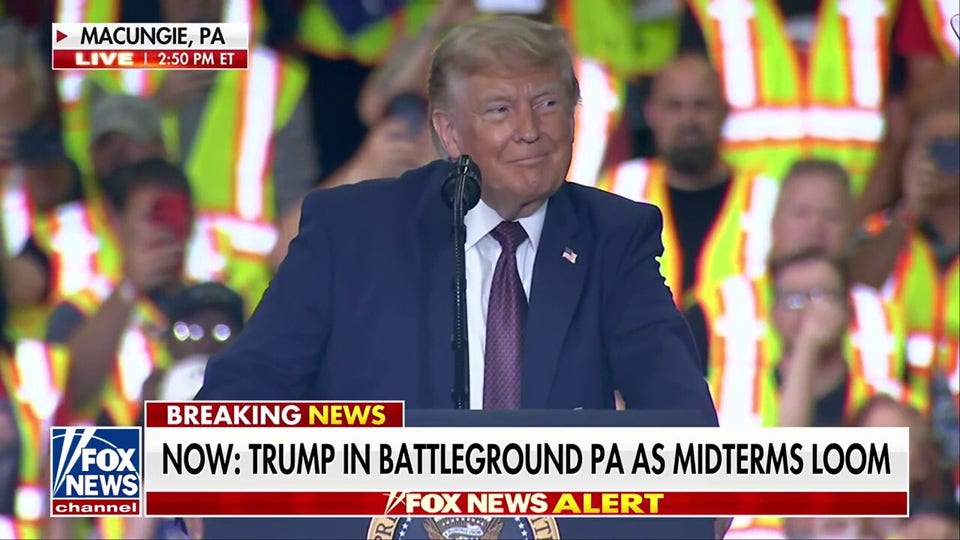 Trump touts successes in Pennsylvania speech