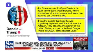 Trump accuses Biden's inner circle of 'treason': 'They stole the presidency'